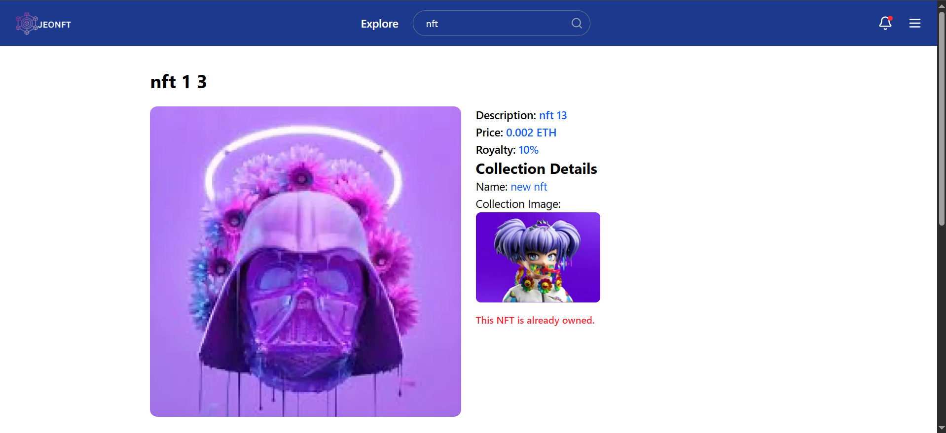 JEONFT user platform image 6